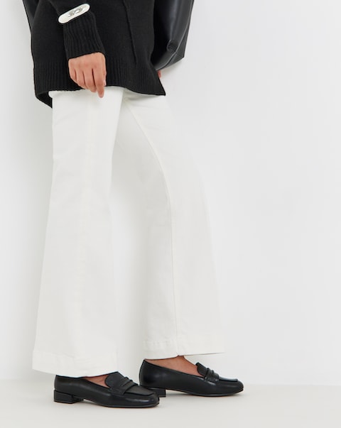 Hailey Block Heel Penny Loafer - Extra Wide Fit (EEE)