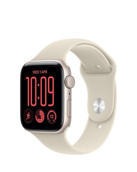 Apple Watch SE 3 GPS + Cellular 40mm - Starlight Aluminium/Sand Sport Band - S/M