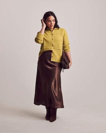 Julipa Ochre Knitted Cardigan