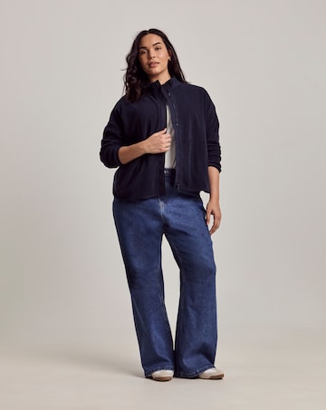Julipa Petite Zip Through Pocket Fleece
