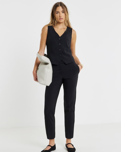 MAGISCULPT Tapered Leg Trousers Regular Length