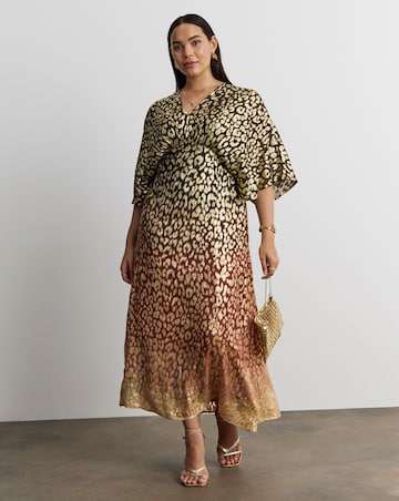 Joanna Hope Metallic Animal Dress