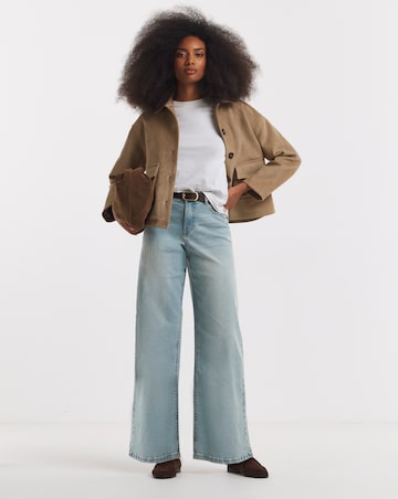 Light Wash 24/7 Stretch Wide Leg Jeans
