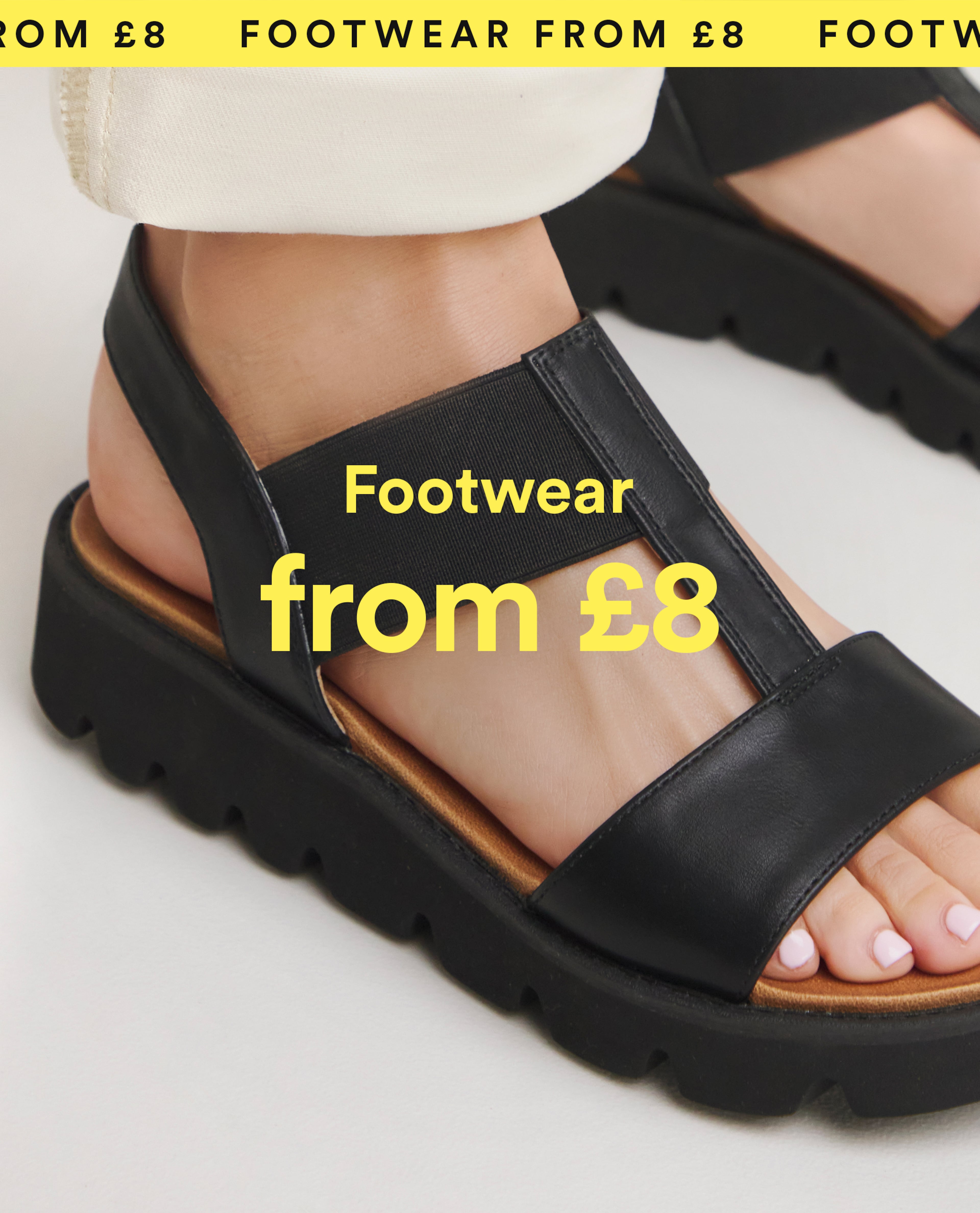 Footwear from £8