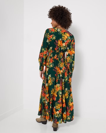 Joe Browns Petite Selena Fruity Long Sleeve Maxi Dress