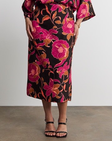 Joanna Hope Printed Crepe Skirt