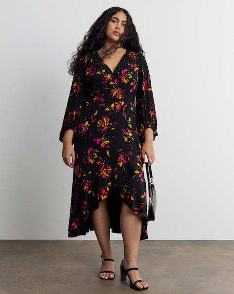 Joanna Hope Floral Print Luxe Jersey Maxi Dress