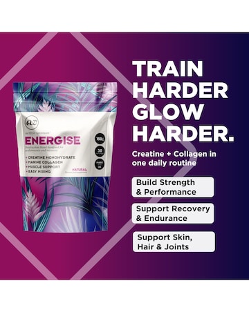 Bio-Synergy Active Woman Energise Creatine & Collagen Supplement Powder - 150g