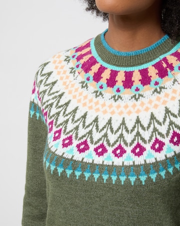 Joe Browns Tilly Floral Fairisle Jumper