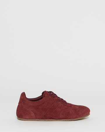 Luna Suede Retro Classic Lace Up Trainers - Extra Wide Fit (EEE)