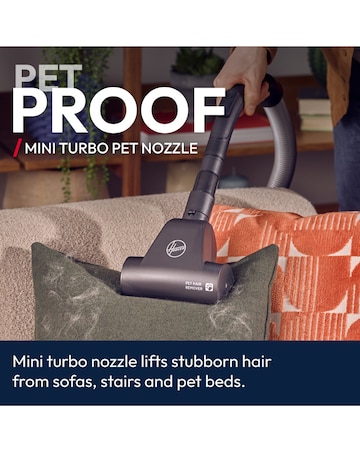 Hoover HP120PET HP1 Pets Cylinder Vacuum Cleaner