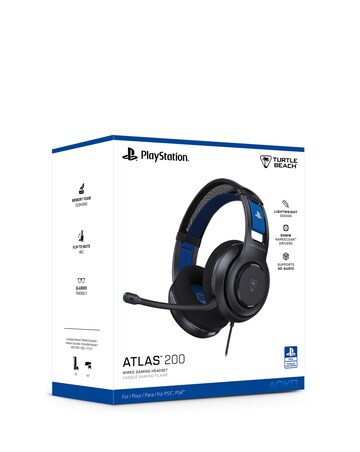 Turtle Beach Atlas 200 Wired Headset for PS5 & PS4 - Black
