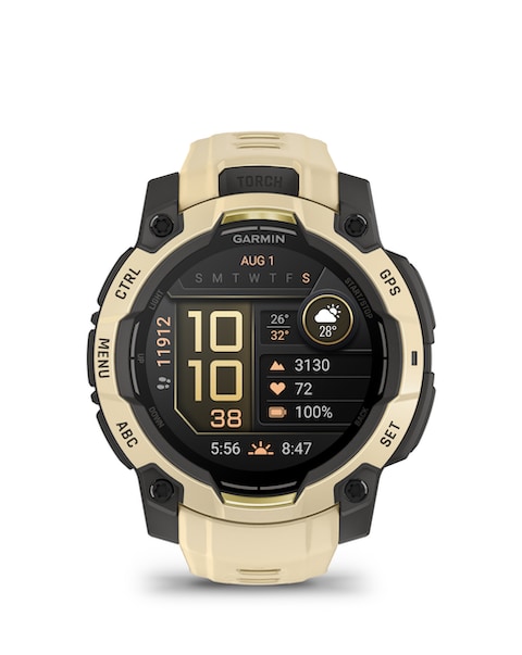 Garmin Instinct 3 AMOLED 45mm Smart Watch - Citrine/Grey