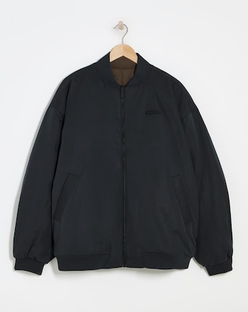 TALA Black Brown Reversible Bomber Jacket