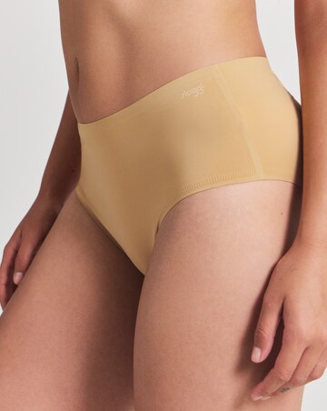 Sloggi (2 Pack) Zero One Midi Knickers Cognac