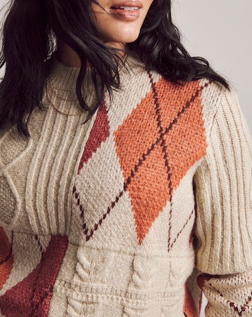 Julipa Cable Argyle Jumper