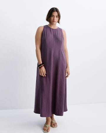 Mango A-Line Dress With Seam Detail