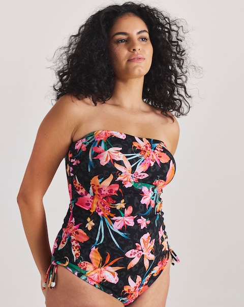 MAGISCULPT Medium Control Bandeau Adjustable Swimsuit