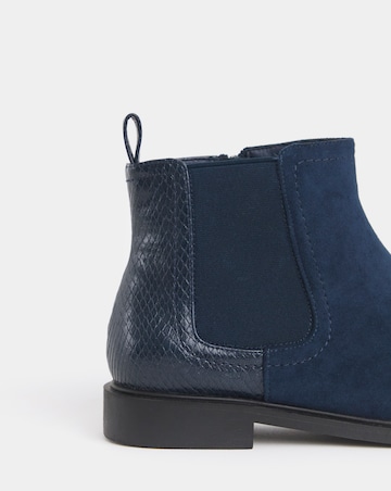 Helina Classic Ankle Chelsea Boots - Wide Fit (E)