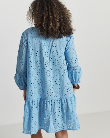 Anise Ladder Detail Mini Beach Dress