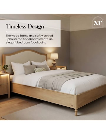 Emy French Style Wooden Hidden Ottoman Bed