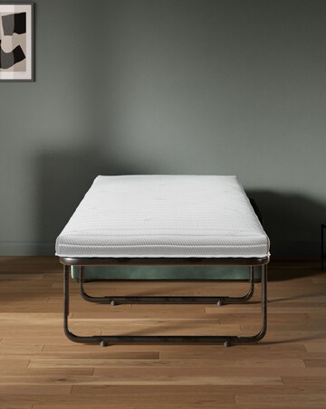 Jay-Be Brushed Twill Footstool Bed with Comfort Mattress