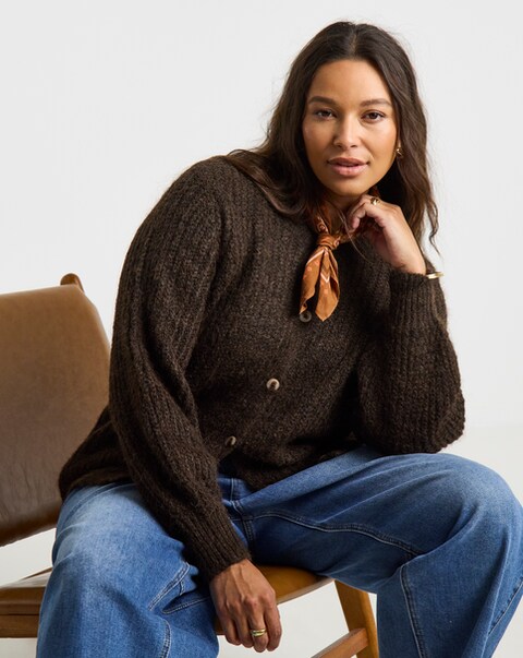 Vila Lampe O-Neck Knit Cardigan