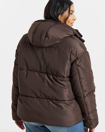 Chocolate Short Padded Coat