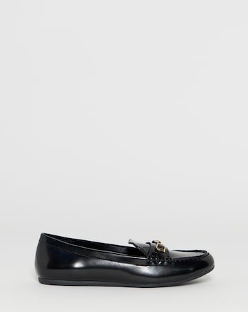 Kennedy Double Buckle Detail Loafers - Wide Fit (E)