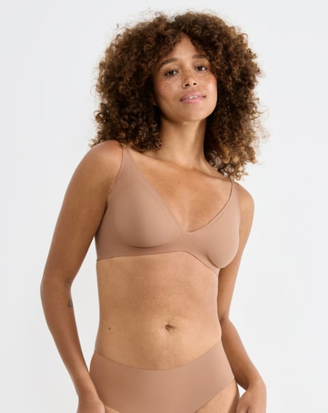 Sloggi Zero Feel The Up Plunge Bra Skintone
