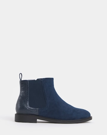 Helina Classic Ankle Chelsea Boots - Wide Fit (E)