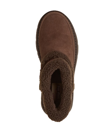 Skechers Chocolate Slip In Bobs Keepsakes Lite Boots - Standard Fit (D)
