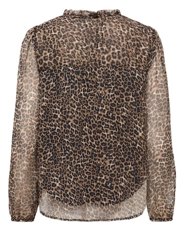 ONLY DITSY ANIMAL PRINT BLOUSE