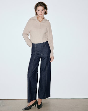 Mango Paloma High Waisted Wide Leg Jean