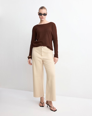 Mango Catherin Culotte High-Rise Jeans
