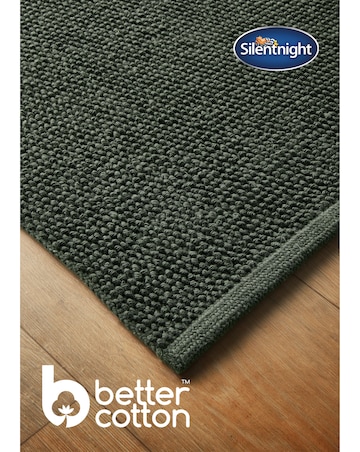 Silentnight Textured Knot Cotton Bath Mat