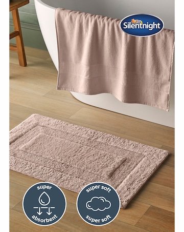 Silentnight Supersoft Cotton Bath Mat