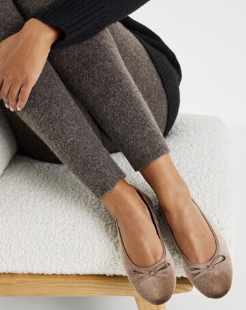 Moxie Soft Ballerina Slipper - Wide Fit (E)