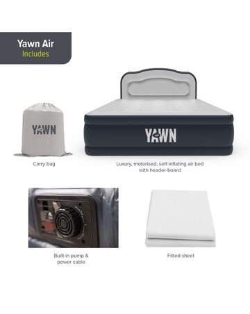 Yawn Double Airbed (with custom fitted sheet)