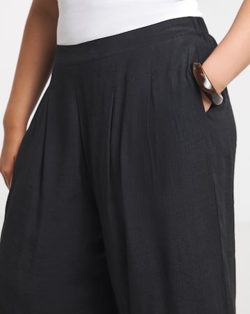 Black Extreme Palazzo Culotte