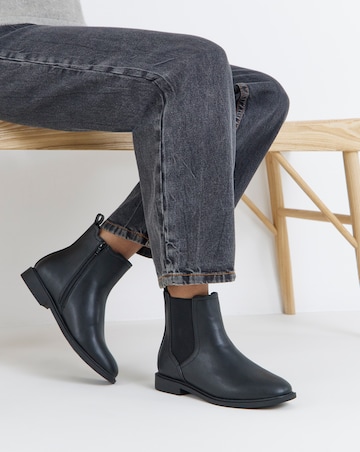 Emma Classic Chelsea Ankle Boots - Wide Fit (E)