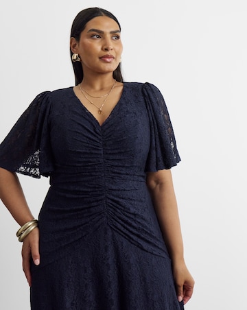 Joanna Hope Stretch Lace Midi Dress