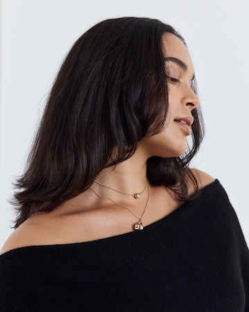 Slash Neck Cinched Jumper
