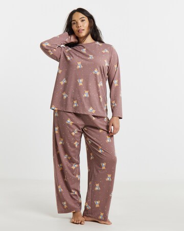 Pretty Secrets Value Bear Print Pyjama Set