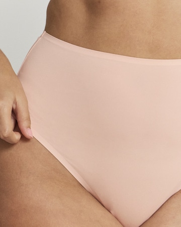 Figleaves Smoothing High Waisted Thong Latte