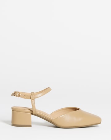 Jennifer Two Part Heeled Shoes - Extra Wide Fit (EEE)