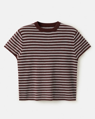 Mango Short-Sleeved Ribbed Sweater