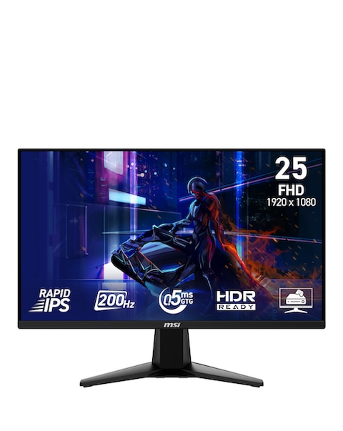 MSI MAG 255F E20 24in FHD 200Hz 0.5ms AI Vision Gaming Monitor