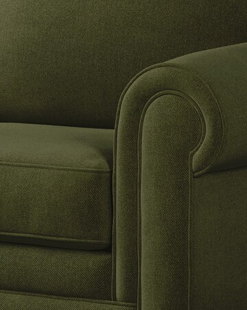 Jay-Be Heritage Luxe Velvet 2 Seater Sofa Bed with E-Pocket Mattress
