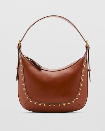 Mango Studded Shoulder Bag